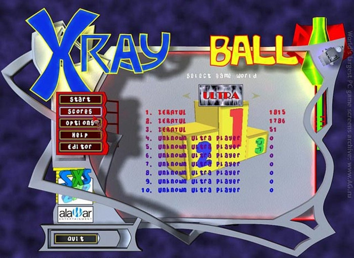 Скриншот из игры X-Ray Ball