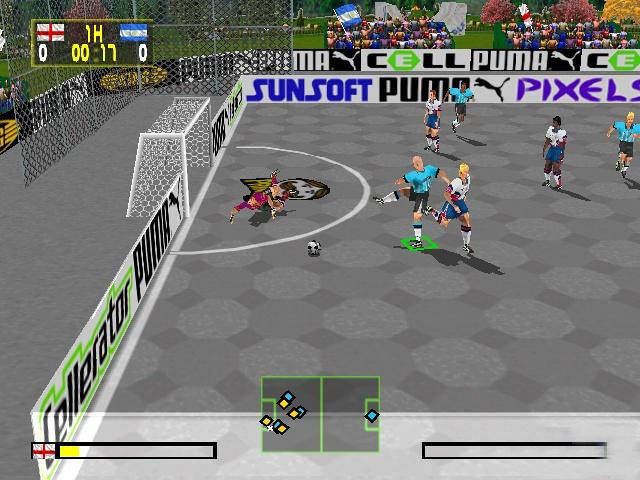 Скриншот из игры Puma Street Soccer