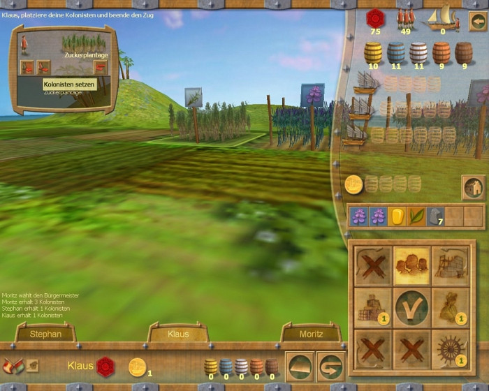 Скриншот из игры Puerto Rico