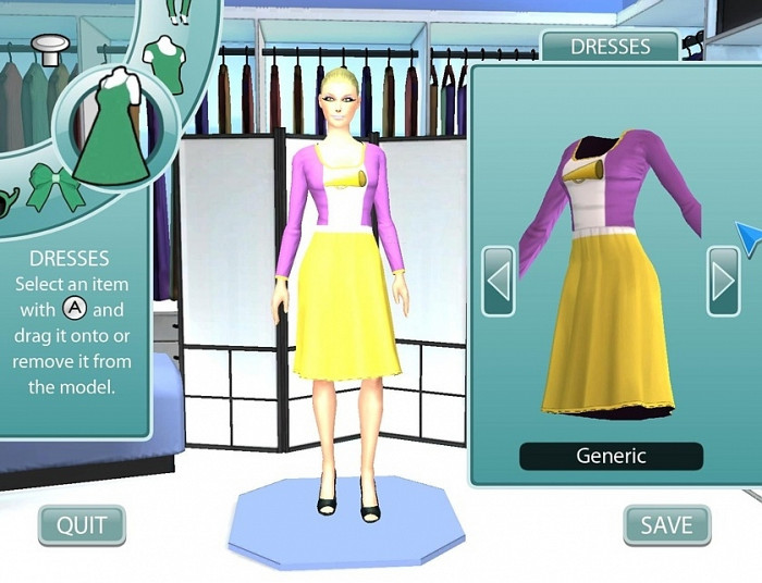Скриншот из игры Project Runway