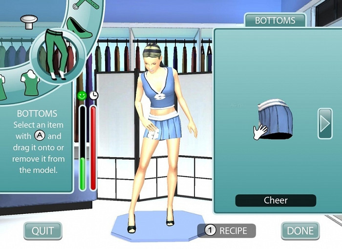 Скриншот из игры Project Runway
