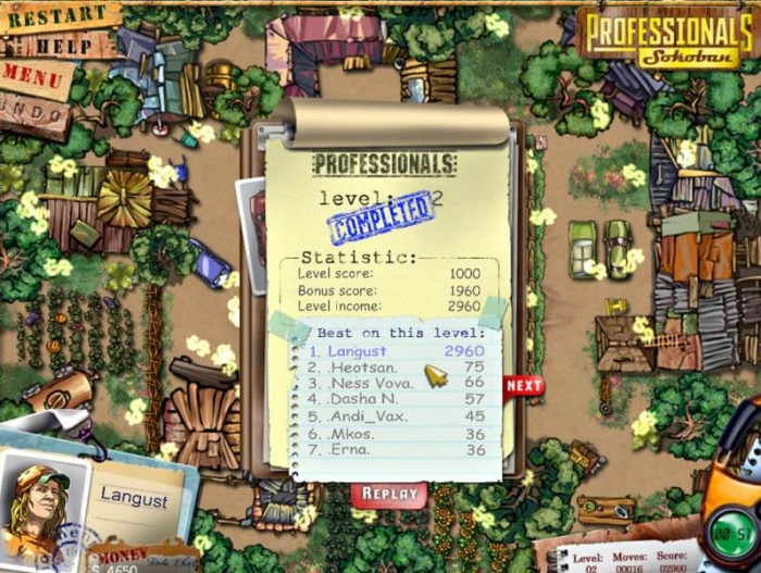 Скриншот из игры Professionals