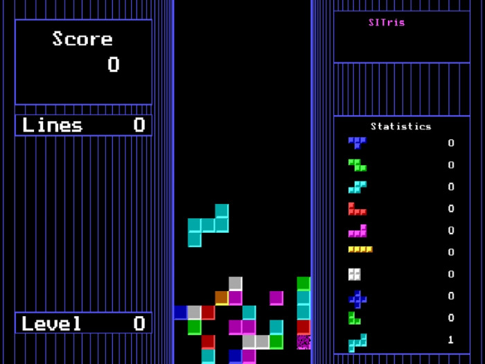 Скриншот из игры SITris