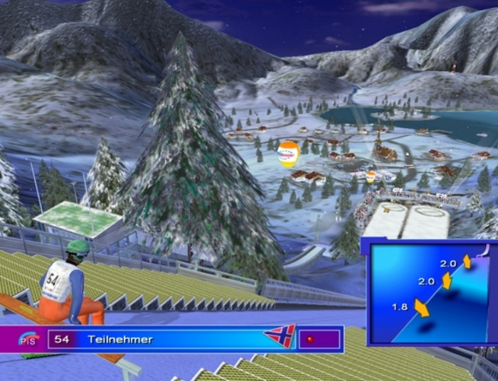 Скриншот из игры Ski Jumping 2004