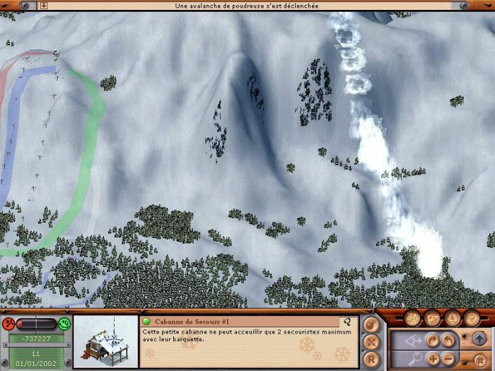 Скриншот из игры Ski Park Manager