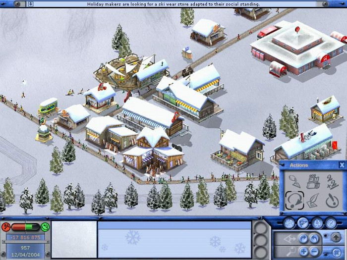 Скриншот из игры Ski Park Manager 2003