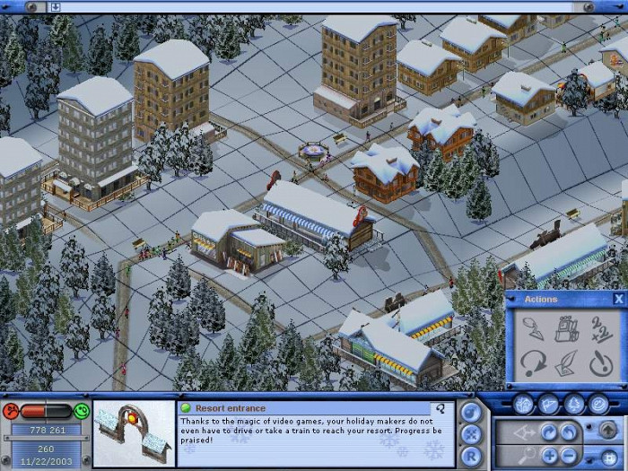 Скриншот из игры Ski Park Manager 2003