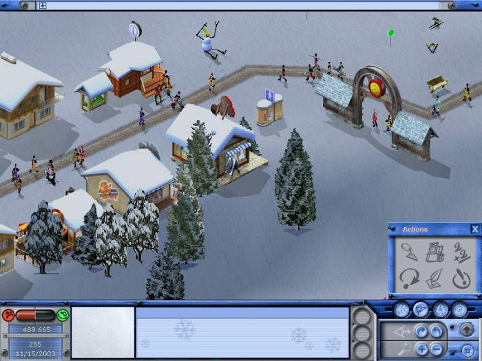 Скриншот из игры Ski Park Manager 2003