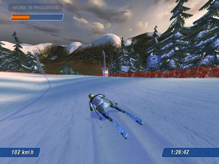 Скриншот из игры Ski Racing 2006