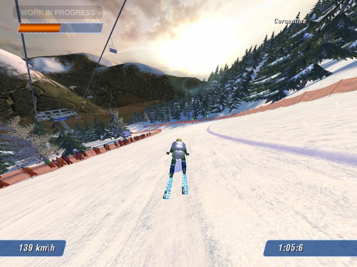 Скриншот из игры Ski Racing 2006