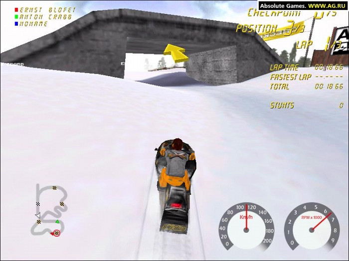 Скриншот из игры Ski-Doo X-Team Racing
