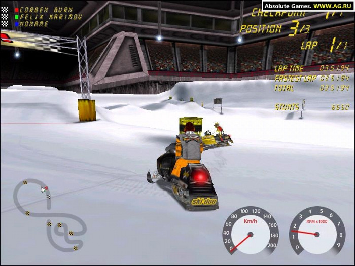 Скриншот из игры Ski-Doo X-Team Racing
