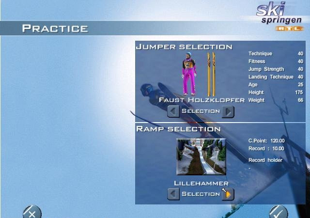 Скриншот из игры Ski-jump Challenge 2001