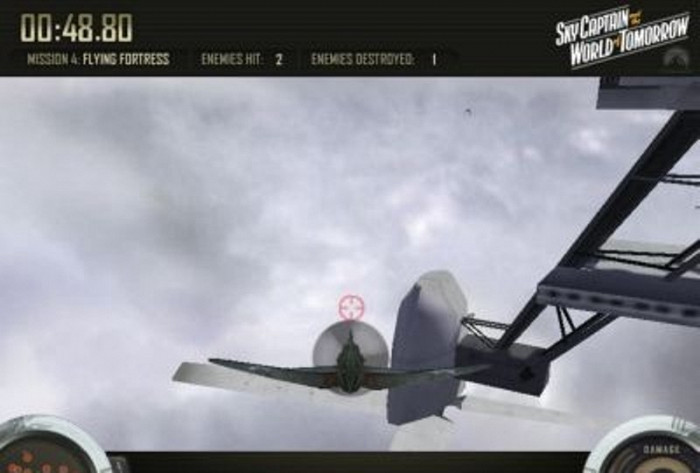 Скриншот из игры Sky Captain: Flying Legion Air Combat Challenge