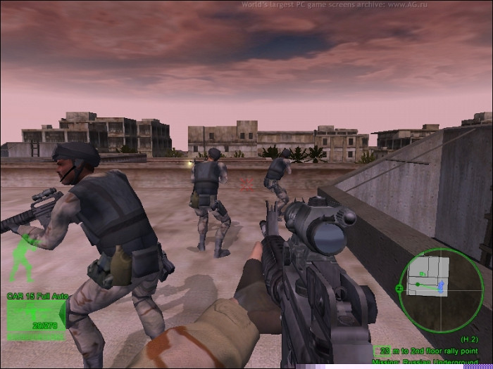 Скриншот из игры Delta Force: Black Hawk Down