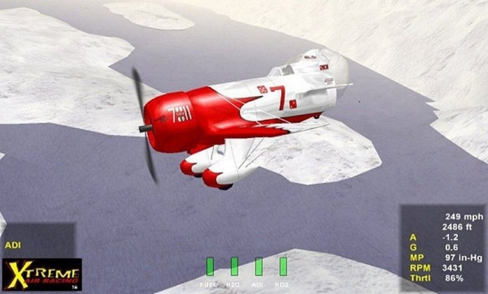 Скриншот из игры Xtreme Air Racing