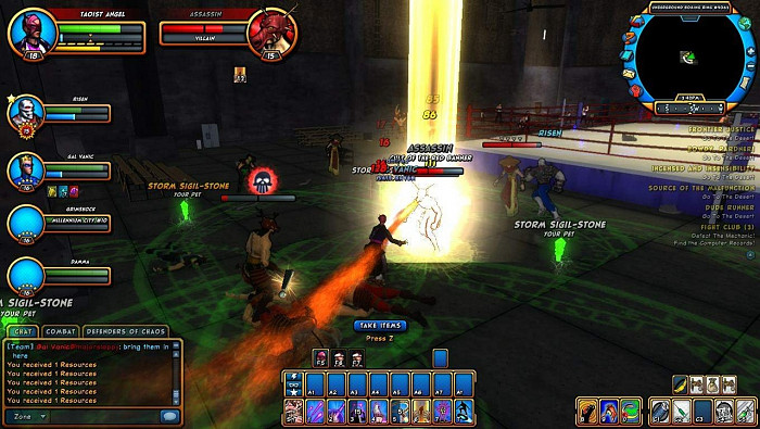 Скриншот из игры Champions Online