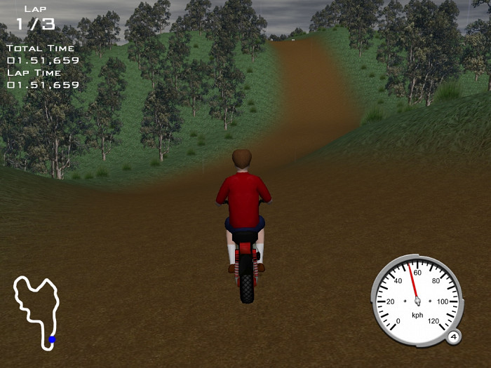 Скриншот из игры Xtreme Moped Racing