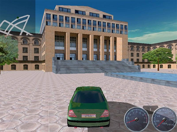 Скриншот из игры Yerevan Drive