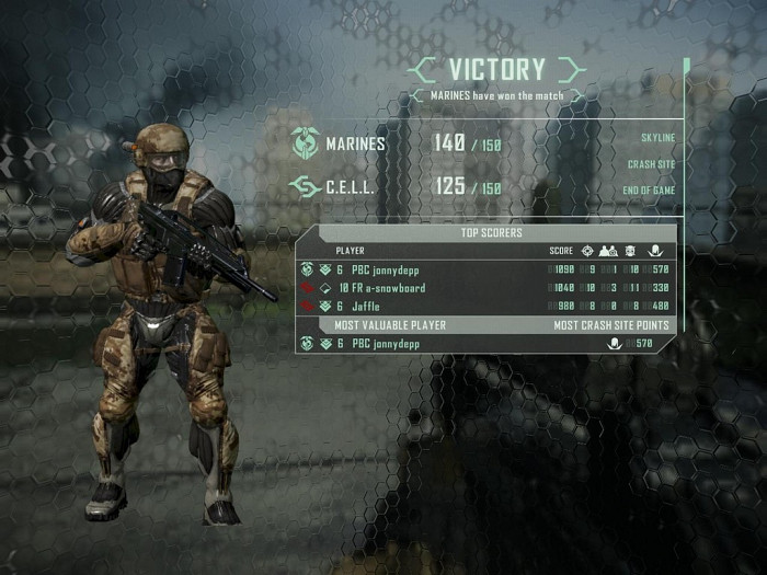 Скриншот из игры Crysis 2