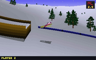 Скриншот из игры Deluxe Ski Jump