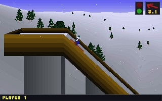 Скриншот из игры Deluxe Ski Jump