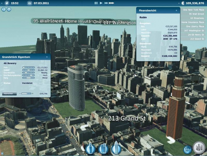 Скриншот из игры Skyscraper Simulator