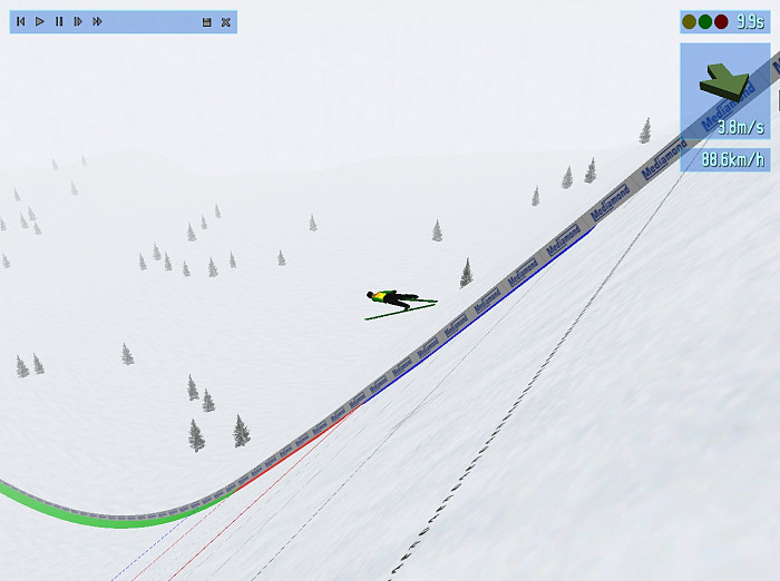 Скриншот из игры Deluxe Ski Jump 3