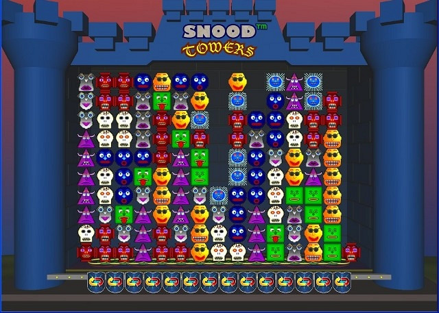 Скриншот из игры Snood Towers