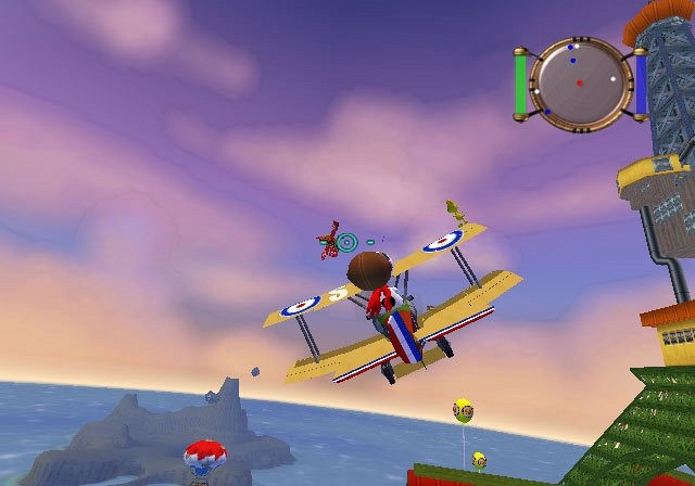 Скриншот из игры Snoopy versus the Red Baron