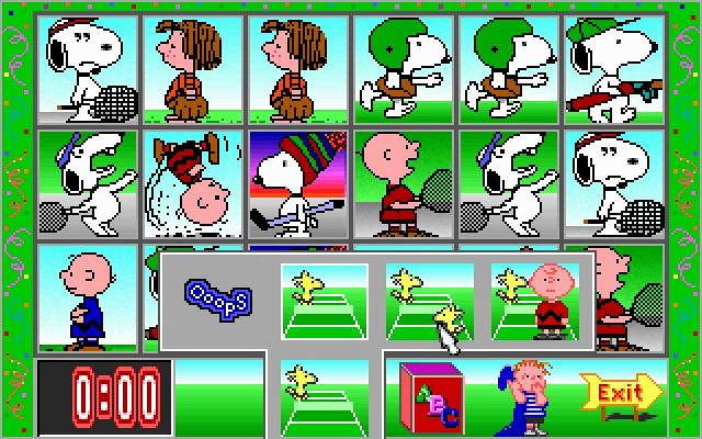Скриншот из игры Snoopy's Game Club