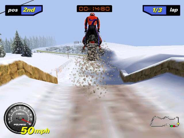 Скриншот из игры SnowCross
