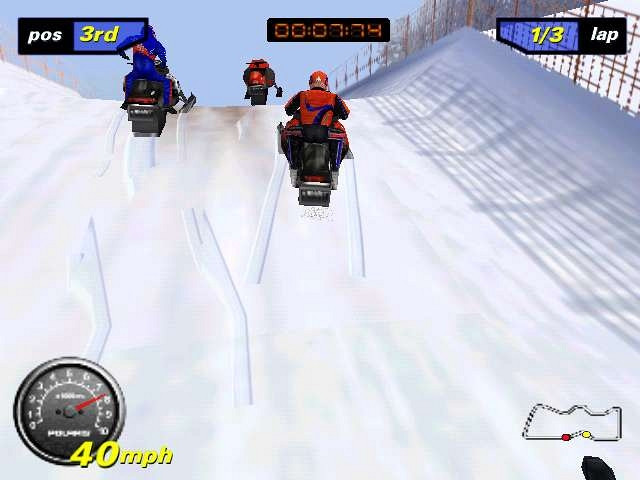 Скриншот из игры SnowCross