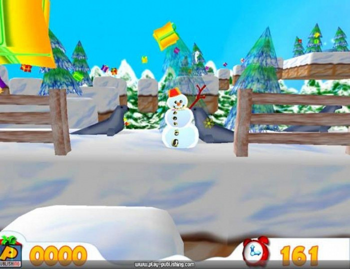 Скриншот из игры Snowman