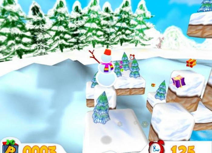 Скриншот из игры Snowman