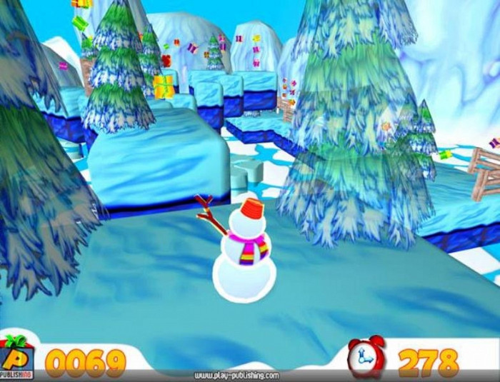 Скриншот из игры Snowman