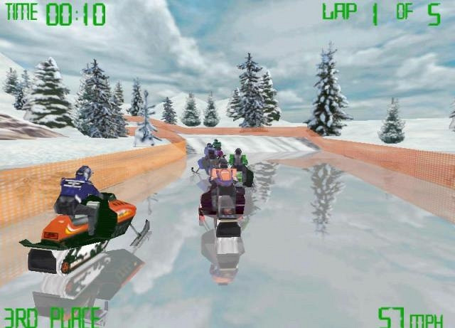 Скриншот из игры Snowmobile Championship 2000