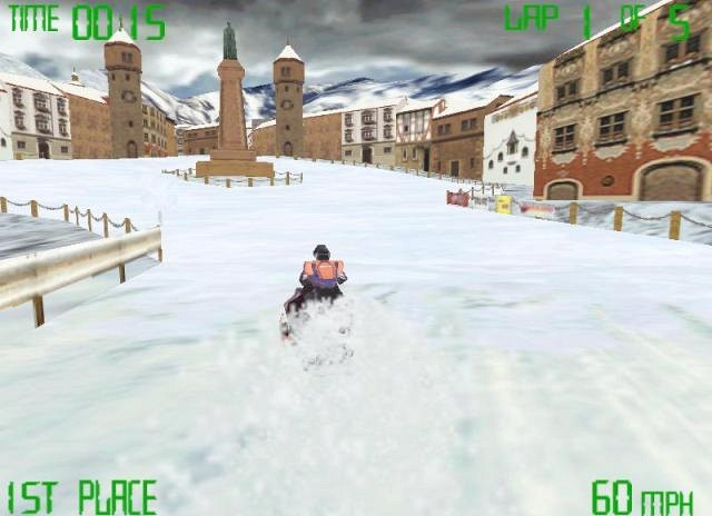 Скриншот из игры Snowmobile Championship 2000