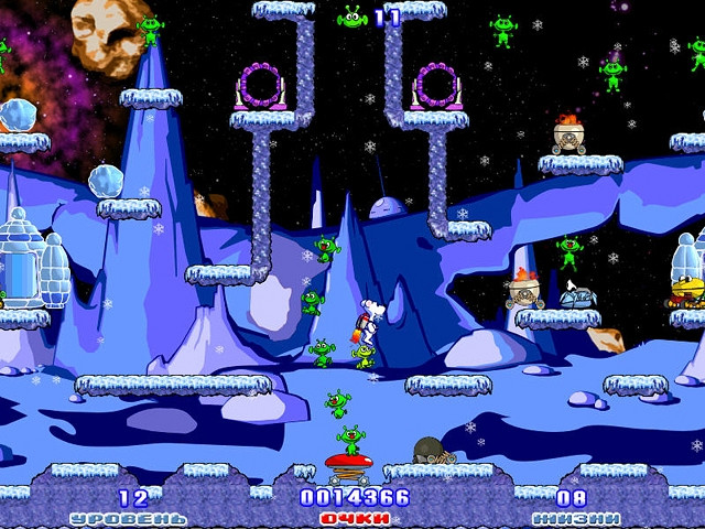Скриншот из игры Snowy: Space Trip