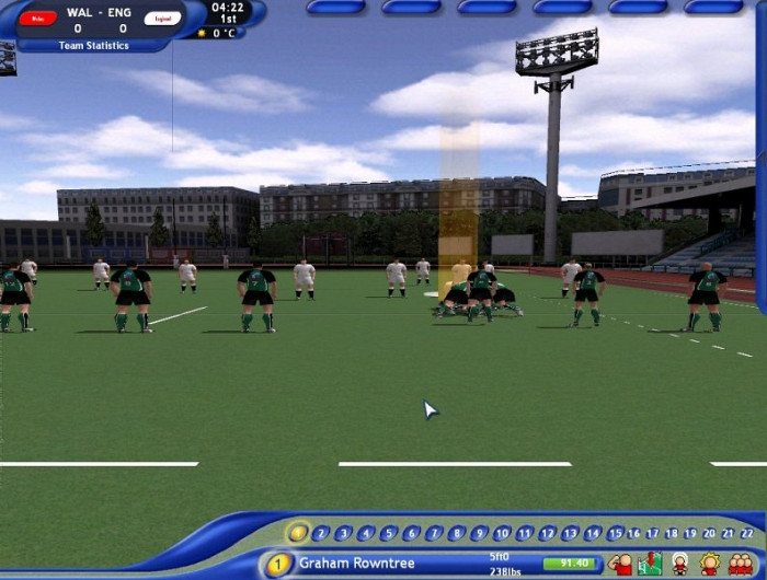 Скриншот из игры Pro Rugby Manager 2004