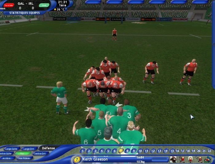 Скриншот из игры Pro Rugby Manager 2004