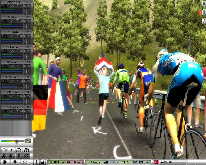 Скриншот из игры Pro Cycling Manager 2006