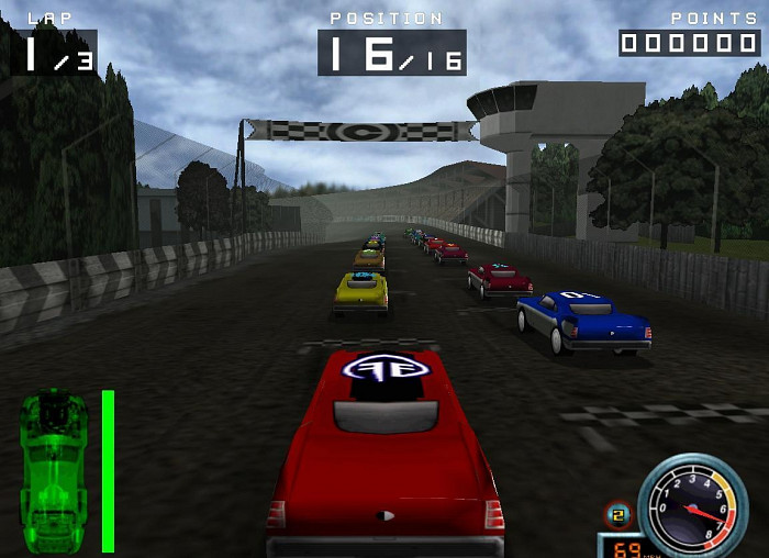 Скриншот из игры Demolition Racer