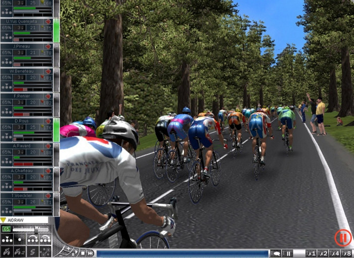 Скриншот из игры Pro Cycling Manager