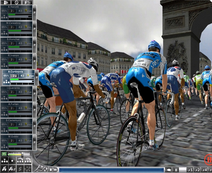 Скриншот из игры Pro Cycling Manager