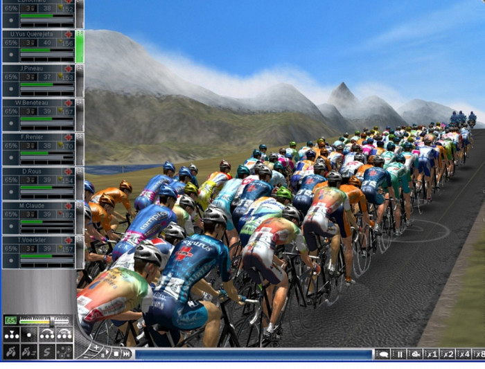 Скриншот из игры Pro Cycling Manager