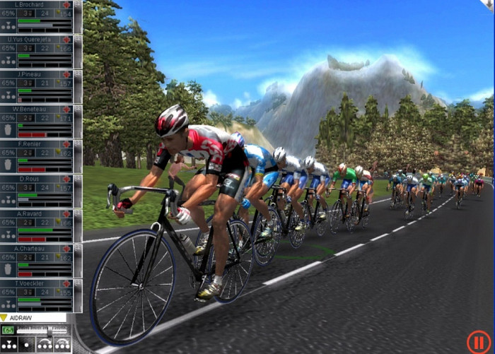 Скриншот из игры Pro Cycling Manager