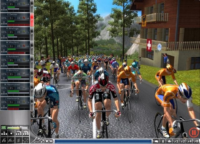 Скриншот из игры Pro Cycling Manager