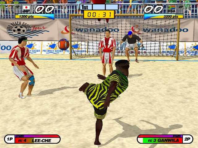 Скриншот из игры Pro Beach Soccer