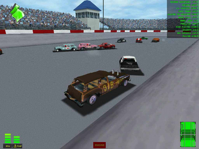 Скриншот из игры Demolition Derby & Figure 8 Race